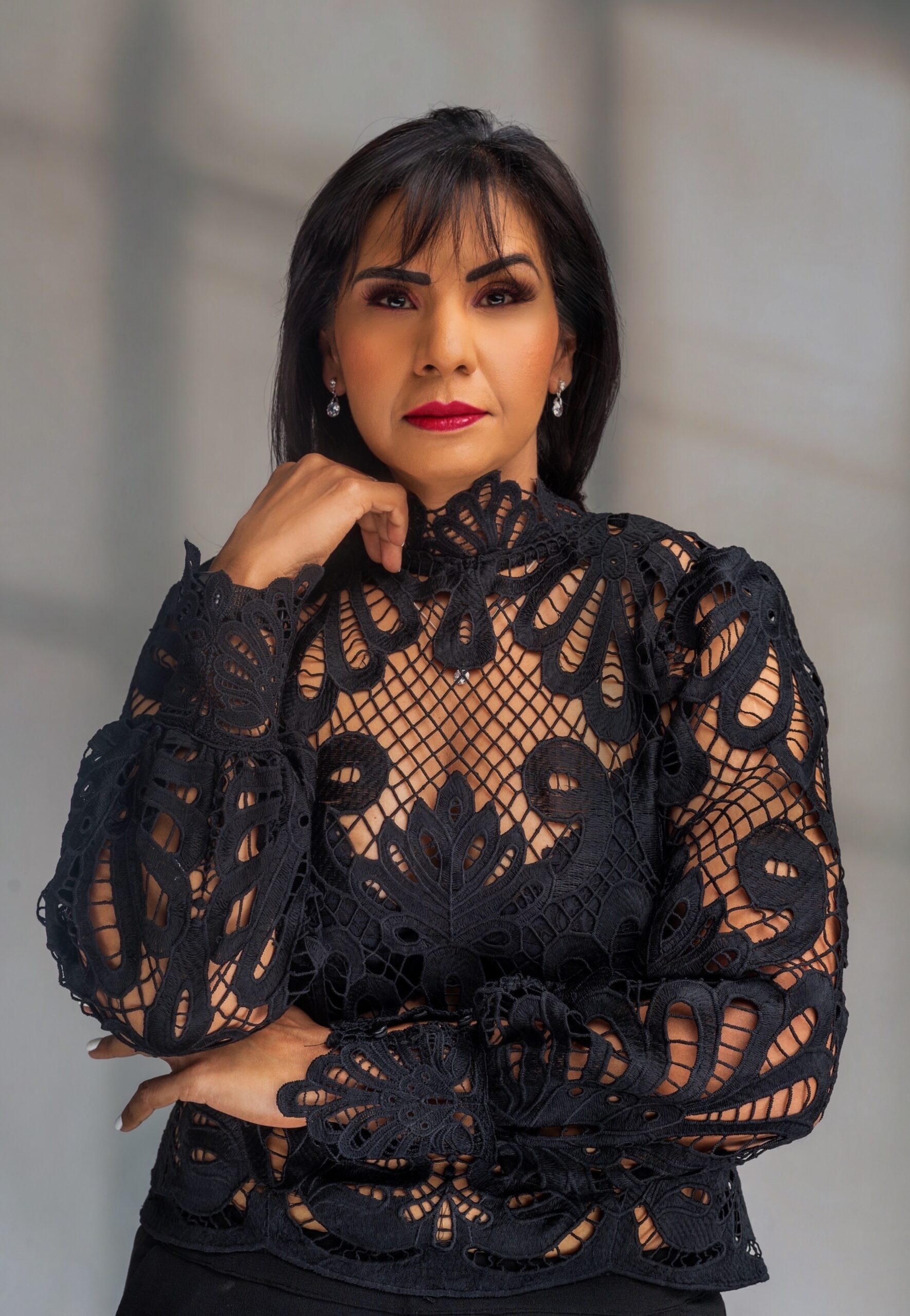 Natalie Rungan black portrait press photograph